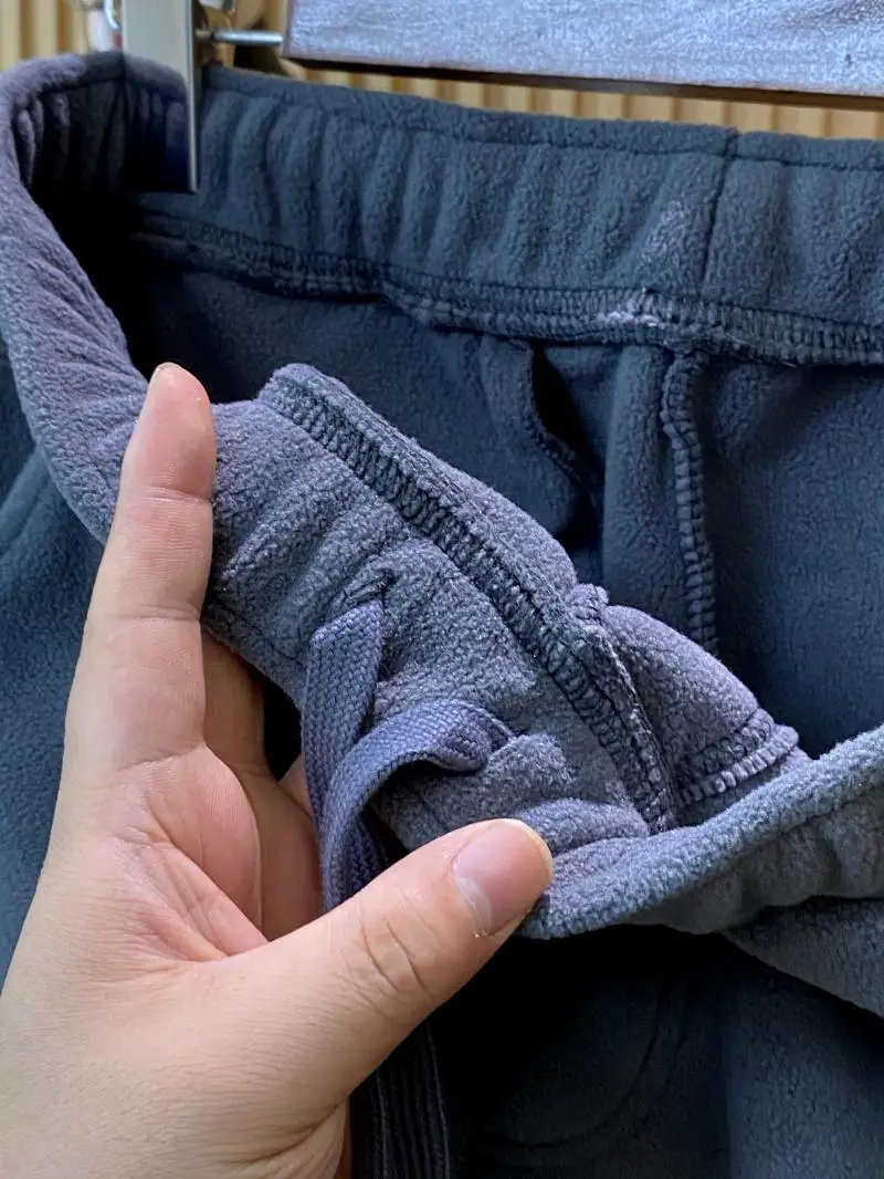 

Thiened Fce Men's Casual Sport Pants Double Layered Winter New Sle Youthful Urban Faion Long Straight Leg Trousers