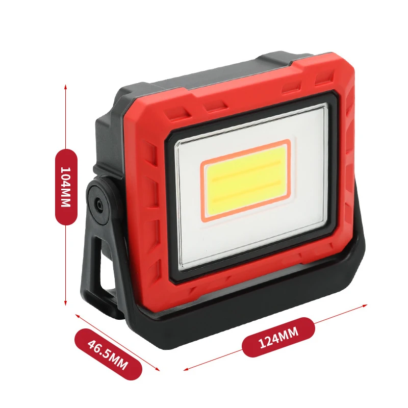 

Светодиодный рабочий фонарь 4000 мАч: портативный рабочий фонарь 2000 лм и магнит IP33, прожектор для наружного использования в помещении, мастерской, гаража, подарок