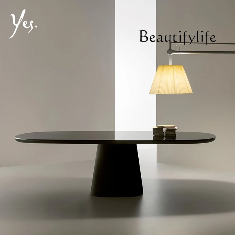 

стол кухонный French Designer Negotiate Business Office Table Minimalist Nordic Restaurant Rectangular Solid Wood Dining Table