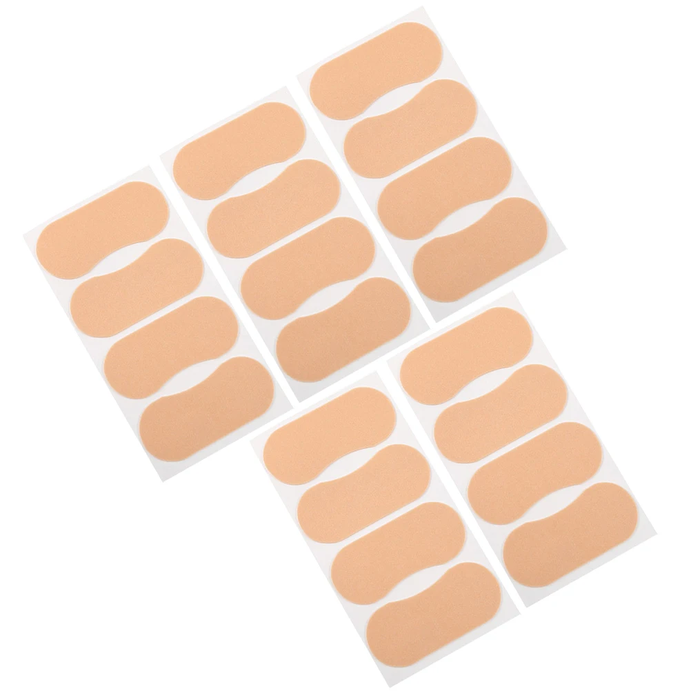

5pcs 5 Sheets Anti-wear Heel Post Insoles Lightweight Sweat-absorbent Pain Relief Feet Pads Cushion Sticker Foot Care Tools