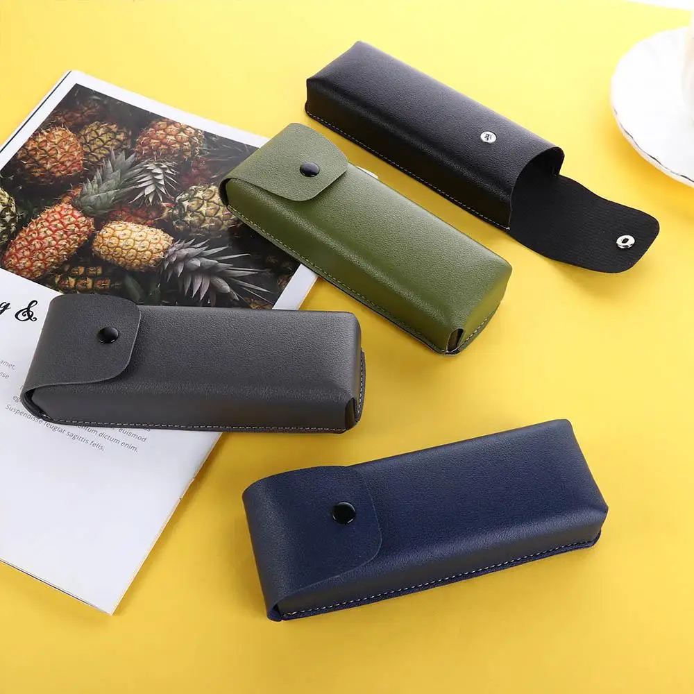 Case PU Leather Eyewear Bag Eyewear Protector Containers Eyeglass Box Spectacle Case Waistpack Glasses Box Sunglasses Case