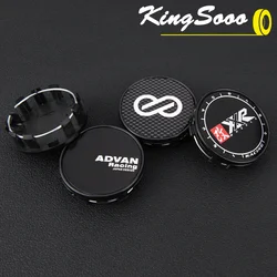 4PCS XXR Center Cap Rim Wheel Cap 54mm OD / 50mm Clip ENKEI Emblem Sticker ADVAN Wheel Cover Caps VIP LEHR MEISTER Hub Cap