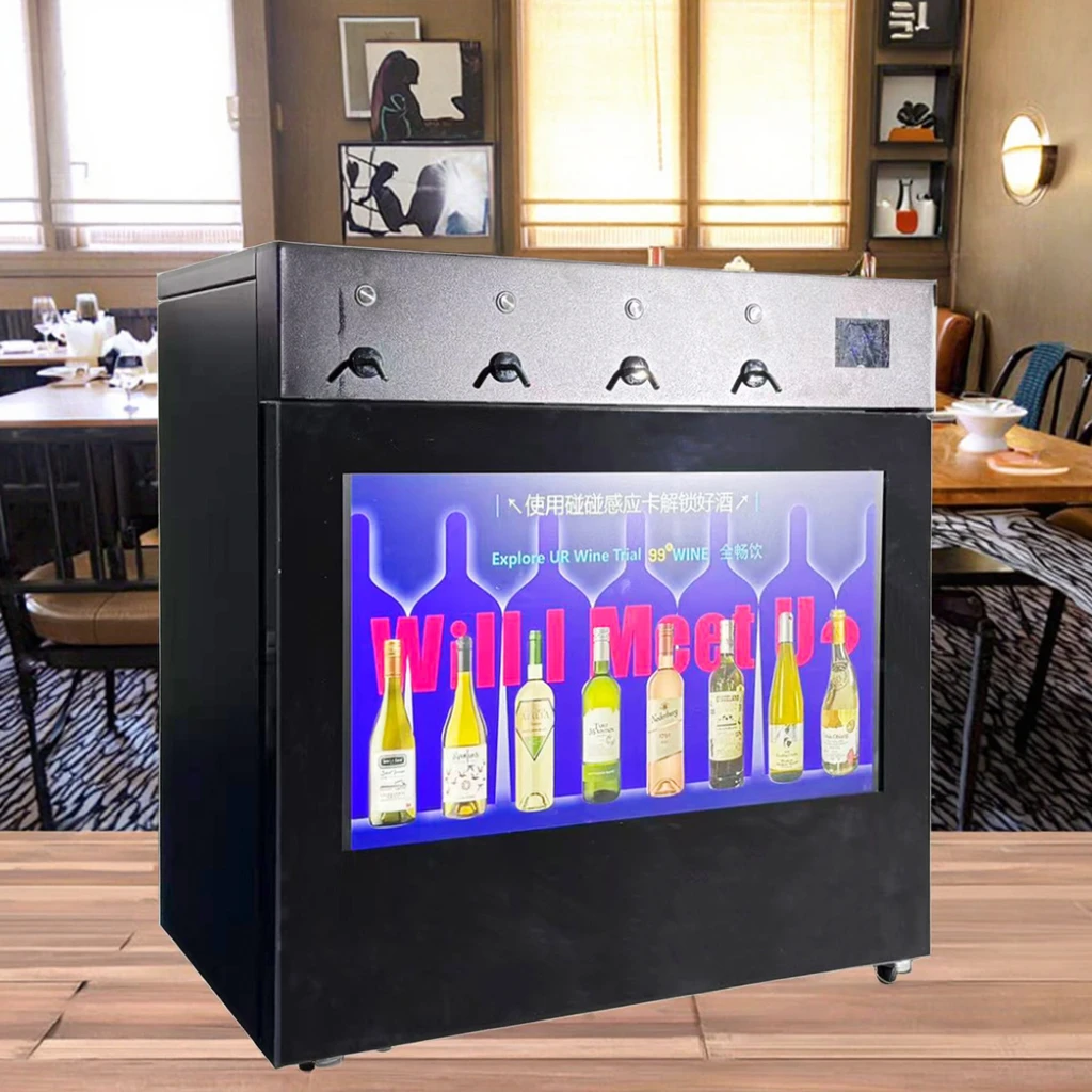 Wine Beverage Coolers Cold Red Wine Automatic Wine Dispenser