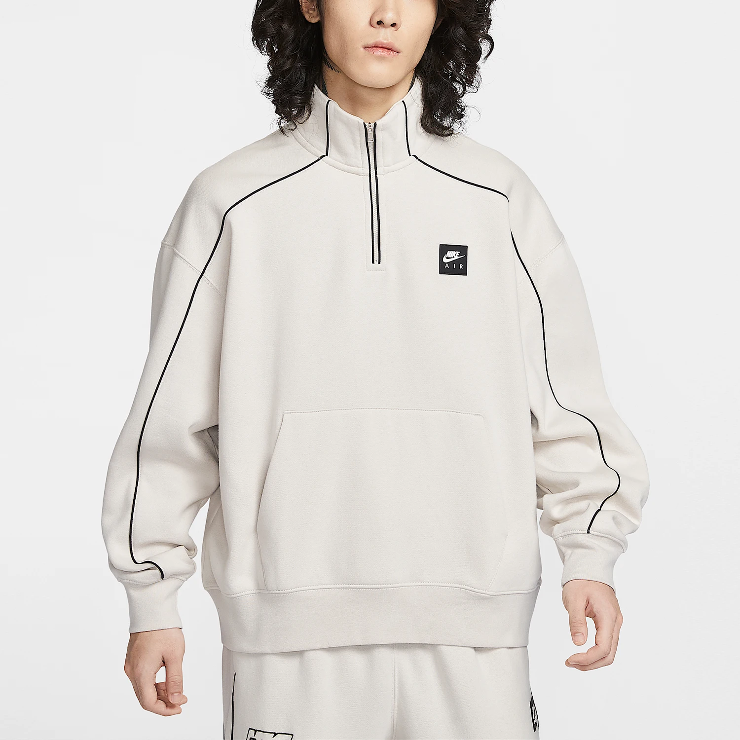 

Оригинальный мужской трикотажный свитшот Nike Spring с воротником-стойкой II3144-072