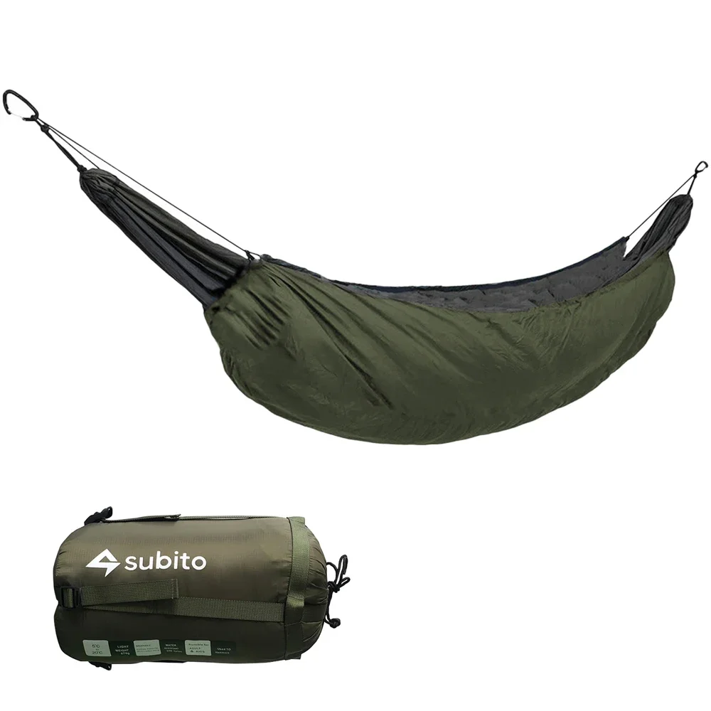 Hammock Underquilt Hammock Thermal Under Blanket Hammock Insulation Accessory Portable Outdor Camping Sleeping Bag Hiking Travel