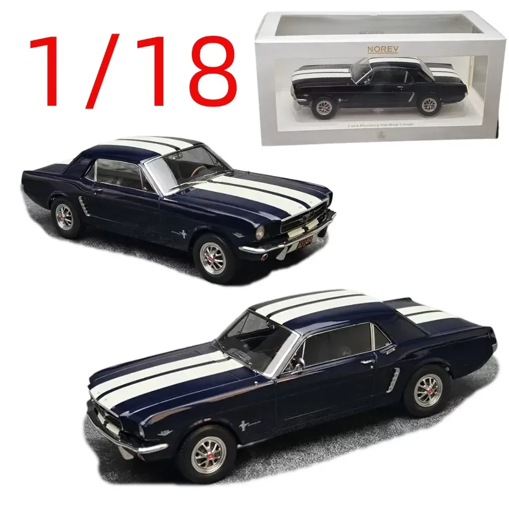 NOREV Diecast 1/18 Scale FORD Mustang Off‑road Vehicle Model Alloy FORD Mustang 1965 SUV Car Model Collect Ornament Original Box