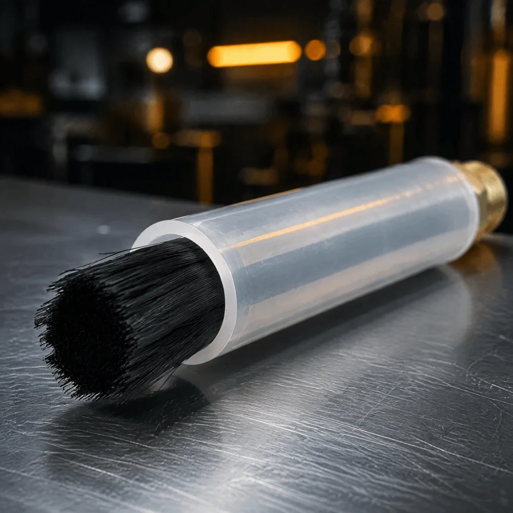 M6/M8/M10 Thread Welding Pickling Brush Copper and Fiber Acid Resistant Weld Seam Pickling Brush Fiber Heat Resistant