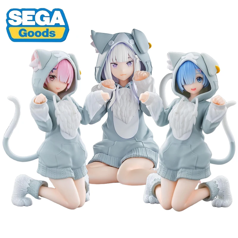 

Original SEGA Yumemirize Emilia Rem Ram Re: Life a Different World from Zero Anime Action Figure Collectible Model Doll Gift
