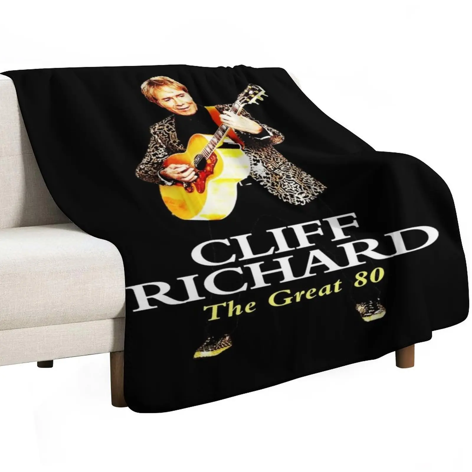 Best Clear Design of American Legend Singer SongwriterActor Cliff Richard Throw Blanket Single decorative Blankets