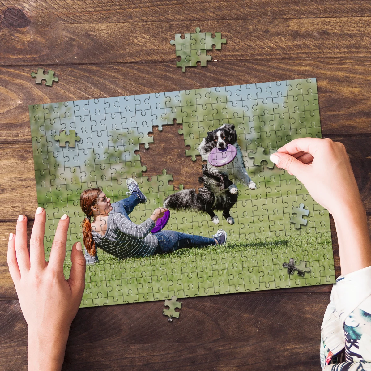 35/300/500/1000 Stück personalisiertes, individuelles Fotopuzzle, personalisierte kreative Bildanpassung, Foto, individuelle Geschenke