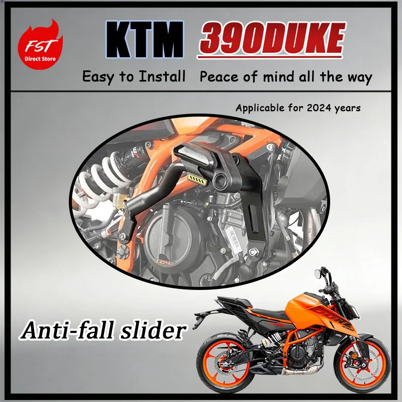 

FOR KTM 390 Duke 2024 Exclusive Engine Guard Crash Bar Anti-Collision Bumper Frame Protector Motorcycle Accessories
