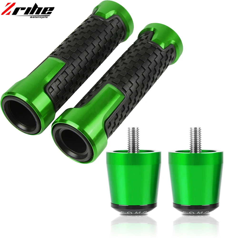 

For Kawasaki ZX6R ZX636R ZX636 ZX6RR ZX 6RR 636R 6R 1995-2018 Motorcycle 7/8'' 22mm Handlebar Handle Bar Grips Ends Plug Slider