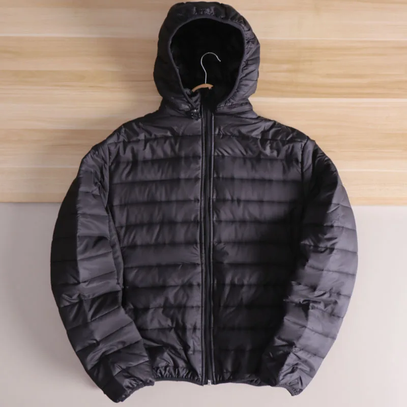 

Легкое теплое водостойкое осенне-зимнее мужское тонкое хлопковое пальто в рубчик с капюшоном Faion Urban Sle Long Sve Pu...