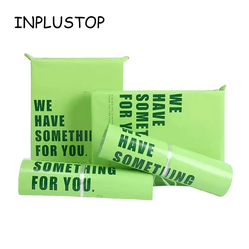 

INPLUSTOP 50PCS Poly Thicken Transport Courier Bag THANK YOU Express Mailing Bags Waterproof Clothing Packaging Envelope Pouch