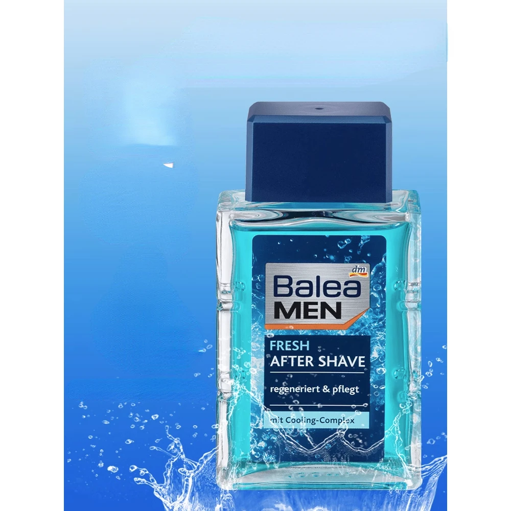 Germany Balea Men Fresh After Shave Water Toner 100ml Moisturizing Shrinking Pore Promote Skin Regeneration Nourishing Skin Care