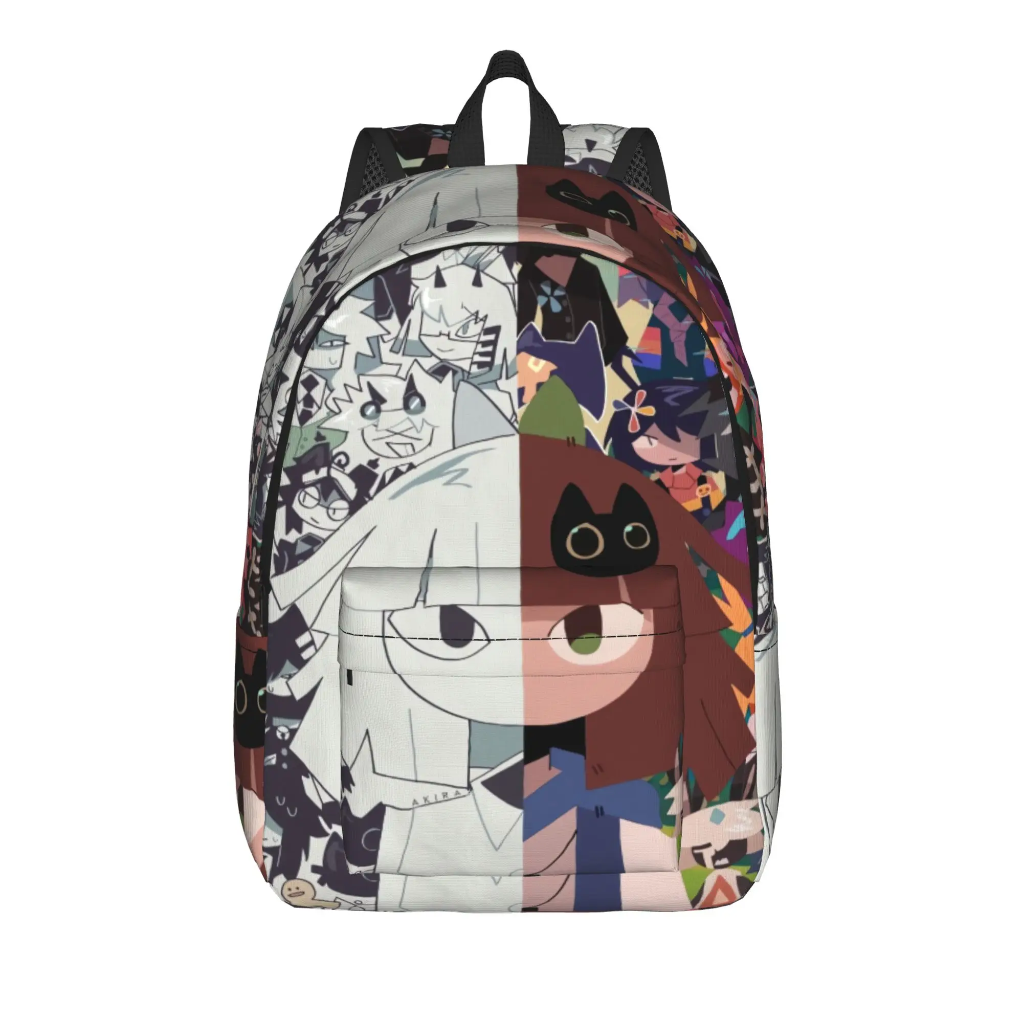 Fundamental Paper Education Backpack Boy Girl  Large Backpacks Polyester Aesthetic School Bags Cycling Colorful Rucksack