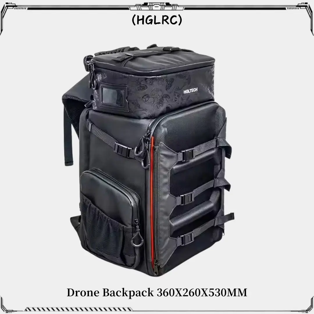 HGLRC NEW FPV Backpack 360X260X530mm Waterproof Splash-Proof Fabric For RC FPV Freestyle Drones Outdoor Bag