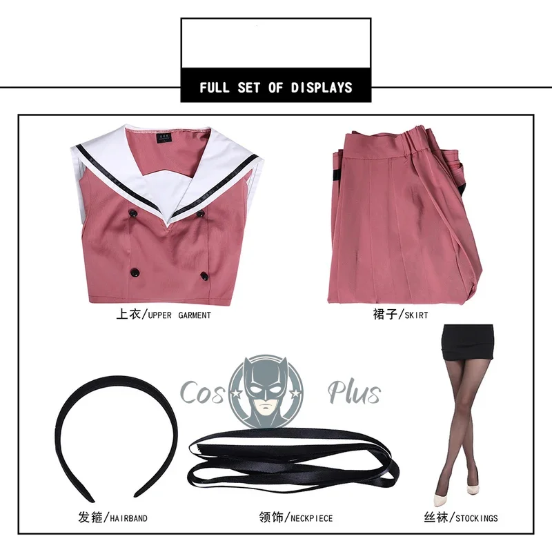 Disfraz de Cosplay de las flores fragantes con dignidad, Tops para mujeres y niñas, falda, vestido Waguri Kaoruko, uniforme escolar, conjunto de fiesta