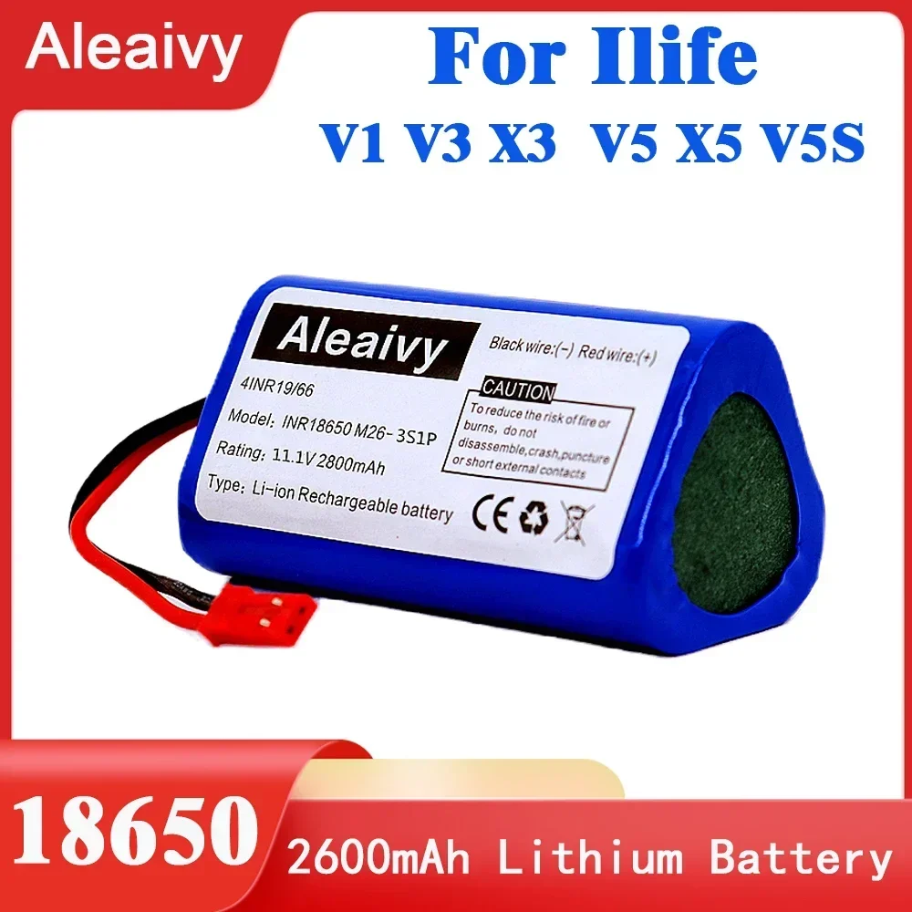 

18650 Replacement Battery 11.1v 2600mAh Li-ion Battery For Ecovacs For Ilife V1 V3 X3 V5 X5 V5S Roboter Cleaner Batterie