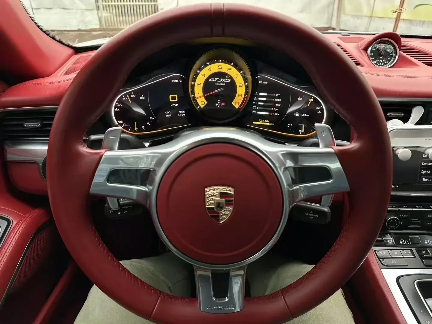 

'Dashboard Player Digital Cluster Instrument Panel For Porsche Cayenne 2011-2016 Multifunctional Speedometer