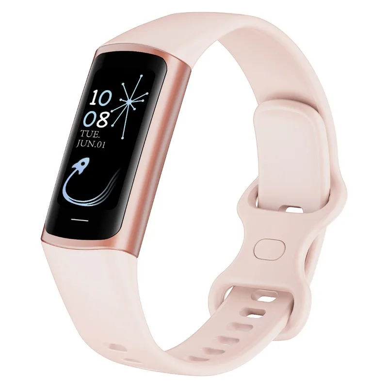 Smart bracelet 1.1 inch Amoled screen heart rate sleep health monitoring exercise step counting