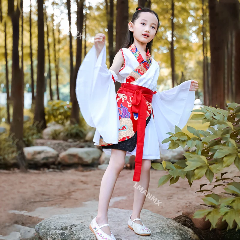 Performance-Kostüm für Kinder, chinesischer Stil, Modenschau für Kinder, Jazz-Tanz für Mädchen, Street-Dance-Kostüm