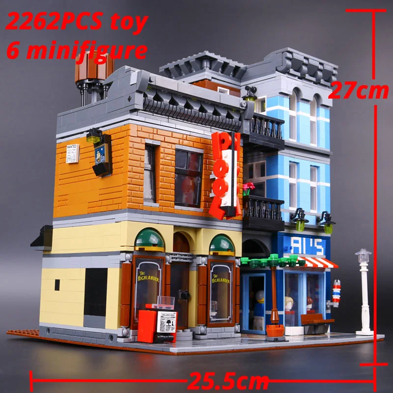 

In Stock 15011 10246 84011 Detective Office Agency 2262PCS Toys Classic Architecture Christmas Gifts Building Blocks Bricks