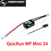 Hobbywing QuicRun WP Mini 24 25A Waterproof ESC Support Brushless Brushed Motor for 1/16  1/18 1/24 RC remote control car