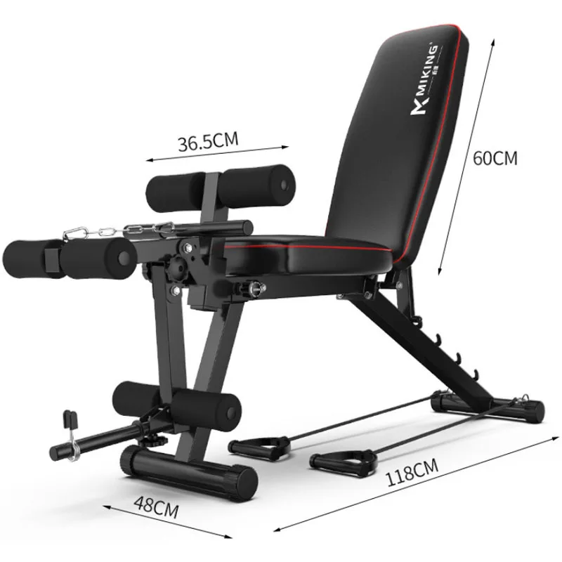 Multi-functional Fitness Dumbbell Stool, Sit Up, Weightlifting Bench, Household Supine Board