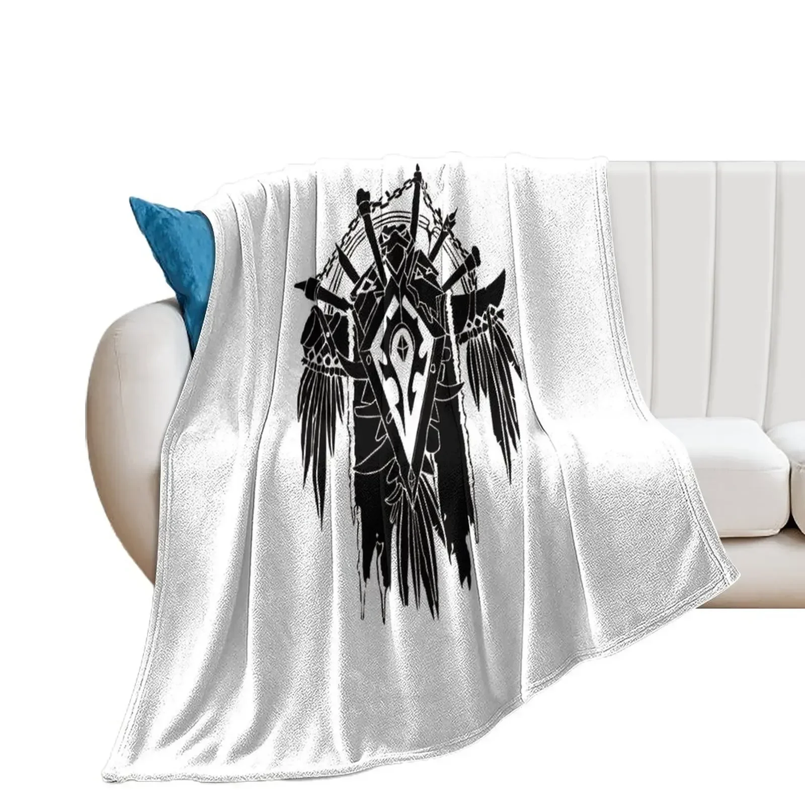 Old Horde logo Throw Blanket Summer Beddings Hair Softest Blankets