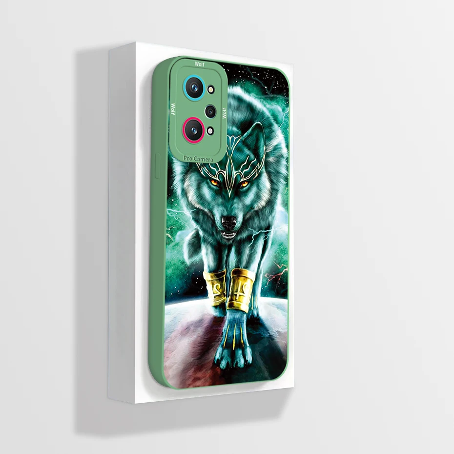 For Realme GT Neo 3T Case Realme GT Neo 2 Phone Case Realme gt neo2 GT 2 Cover Panda Origonal Liquid Silicone Shockproof Cover image 2