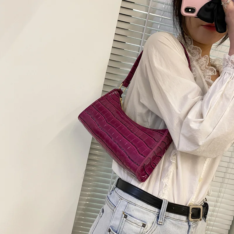 Fashion Exquisite Shopping Bag Retro Casual Women Totes Shoulder Bags Female Leather Solid Color Chain Handbag for Women 2023