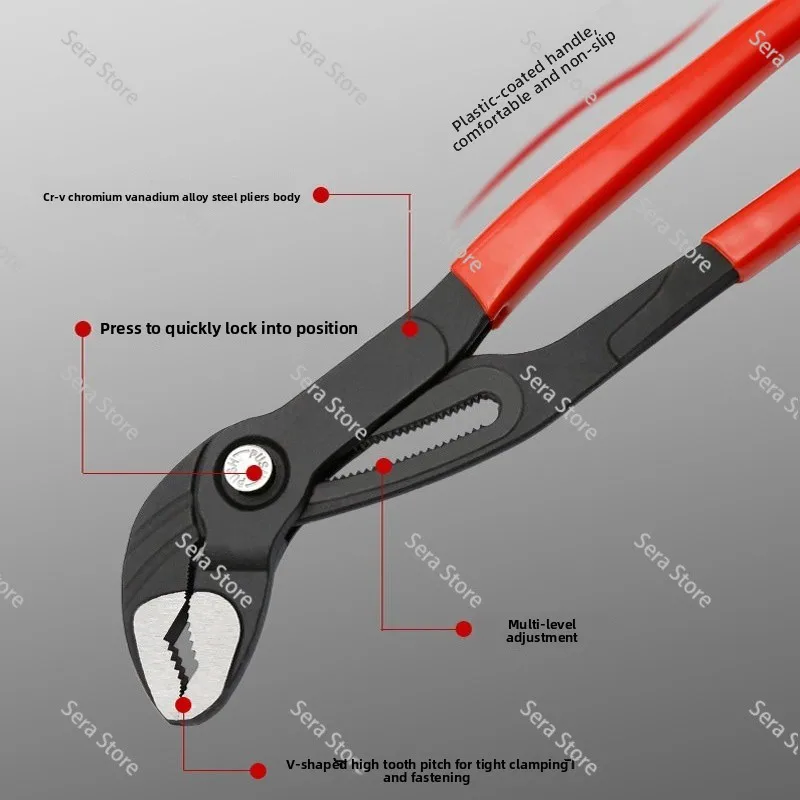 Pump Pliers 5 Inches, Ultra-thin Mini Water Pipe Pliers, Micro Small Pipe Pliers, Small Multi-function Wrench
