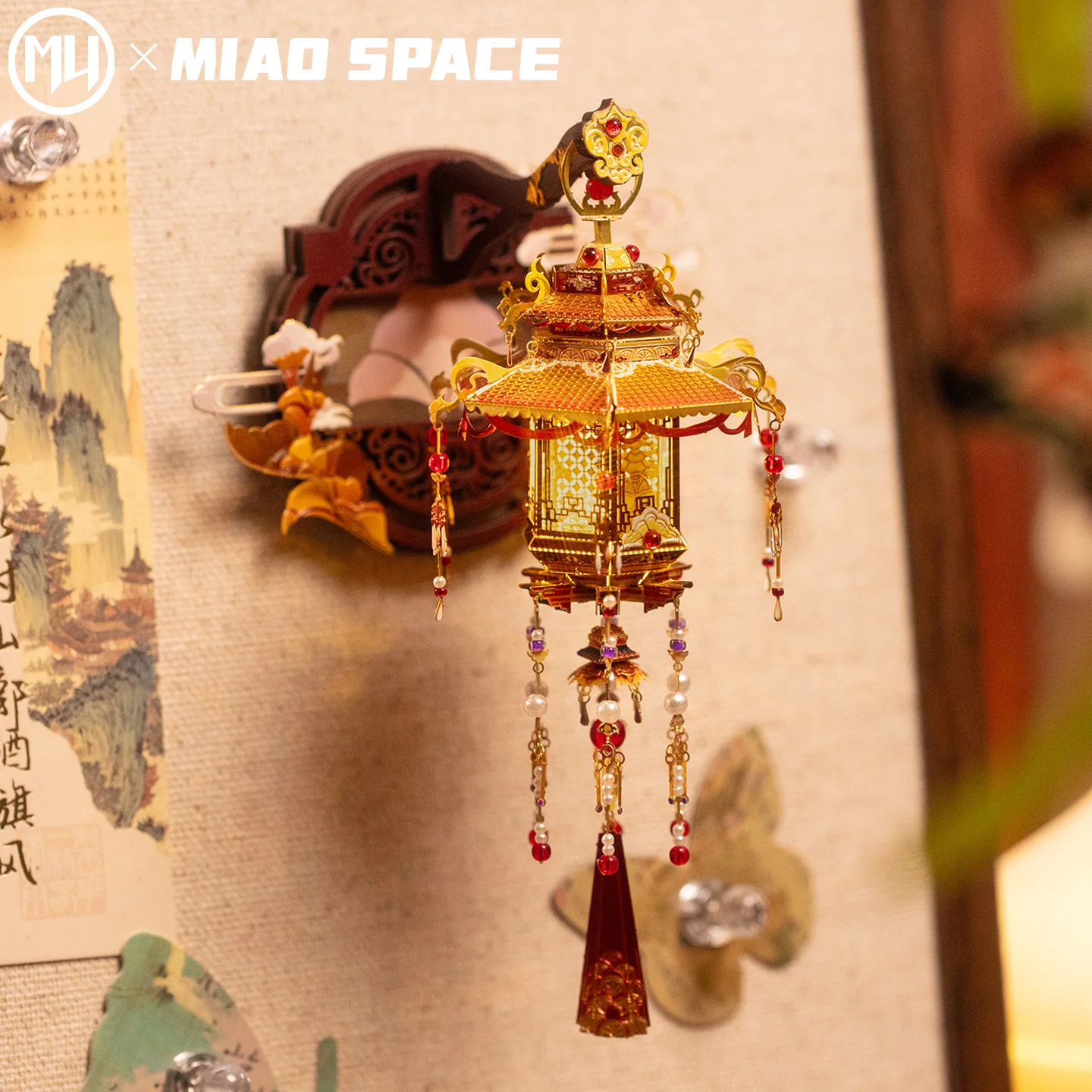 MU Liurui Linglong koelkastmagneten 3d stereoscopische metalen legpuzzels, diy puzzel speelgoed, desktop kantoor ornamenten, verjaardagscadeau