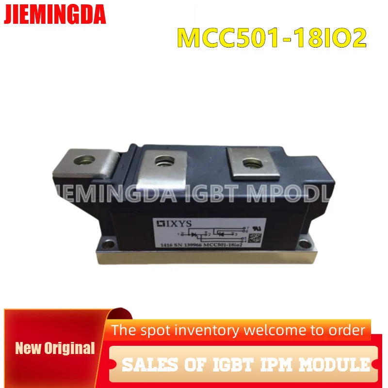 

MCC501-18IO2 MCC501-12IO2 MCC501-14IO2 NEW Thyristor module In stock