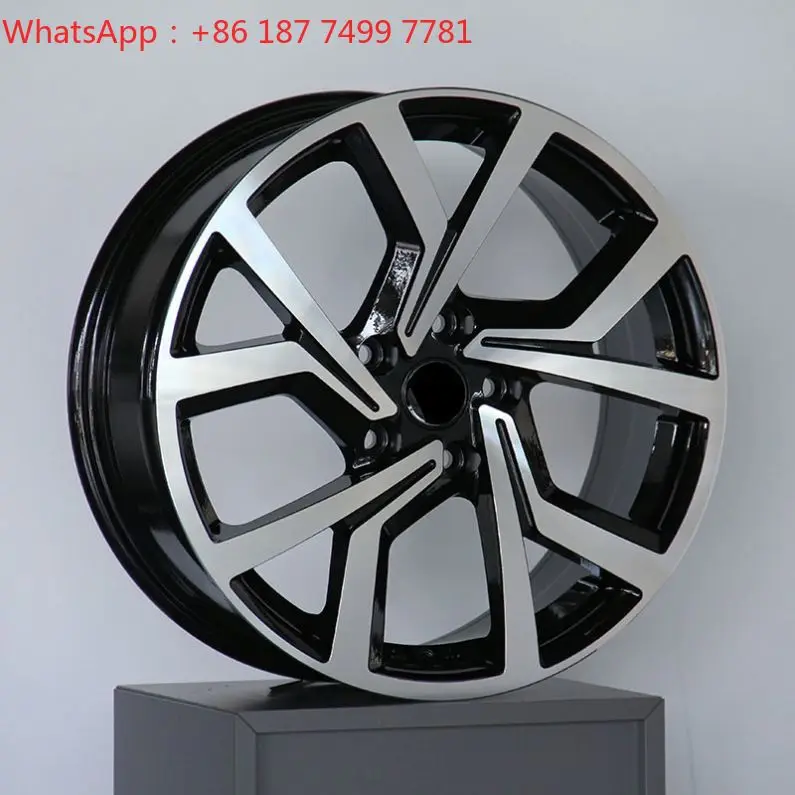 18 19 Inch 5X100 5X112 Black Machined Wholesale Alloy Passenger Car Wheels