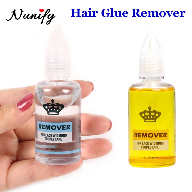 1Pcs Hair Glue Remover Yellow Adhesive Remover For Toupee 30ml Transparent Remover For Lace Wig Tape Remover For Hair Extensions image 6