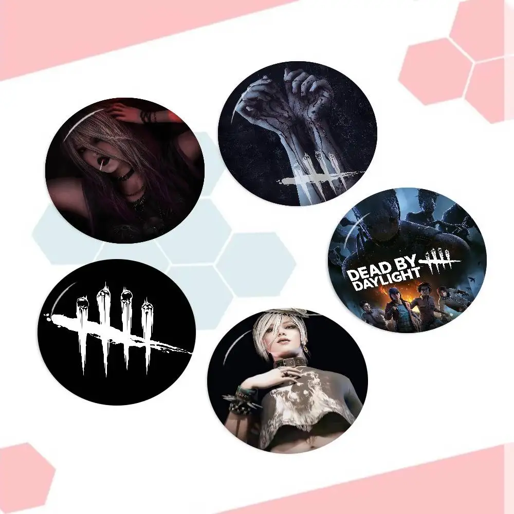 Creative Tinplate Soft Button Pins Animal Icon Brooch Lapel Art DBD Game Dead By Daylight Backpack Badge Accessories Pin