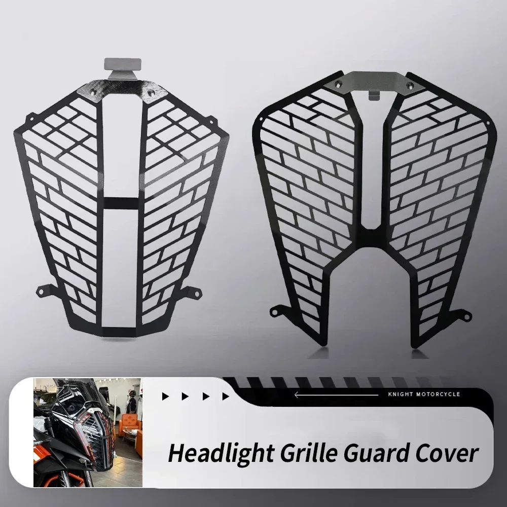 For KTM 1290 SUPER ADVENTURE S R 2017 2018 2019 2020 2021 2022 2023 2024 Motorcycle Headlight Grille Guard Protection Cover