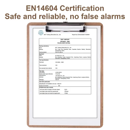 Imagen 2 del producto Detector de Humo Independiente PGST para el Hogar, Sensor de Alarma de Incendio, Protección de Seguridad, Detector de Humo de Alta Sensibilidad