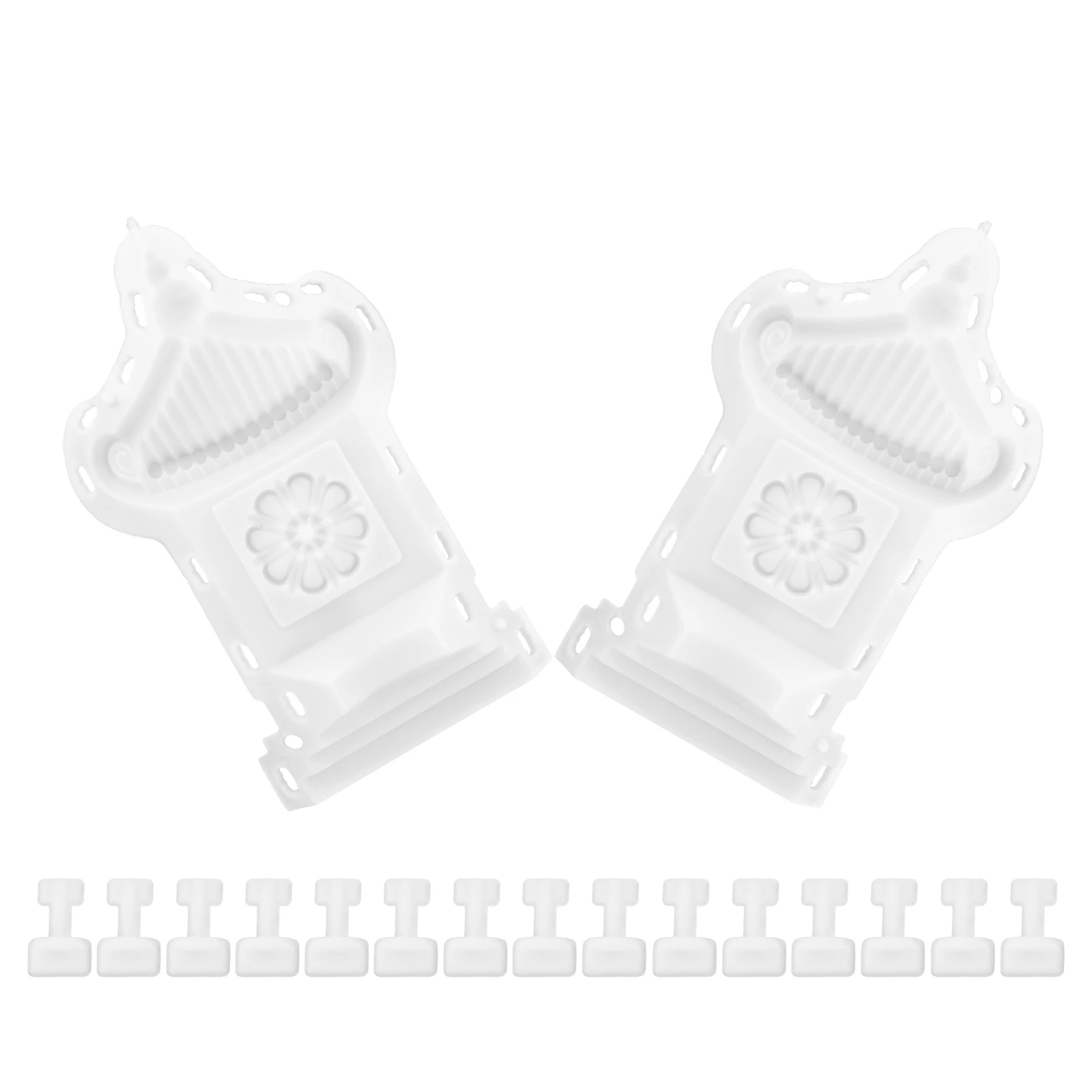 

Flower Ball Mold Cement Molds for Concrete Pavilion Casting Crafts Gazebo Garden DIY Statues Elegant Design Durable Reusable