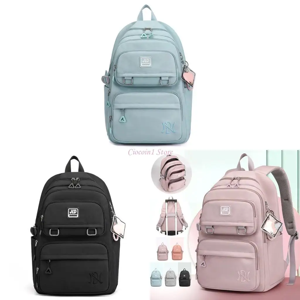 

Y1UB Backpacks Multi-Pocket Daypack Nylon School Backpack for Student Teen Boys