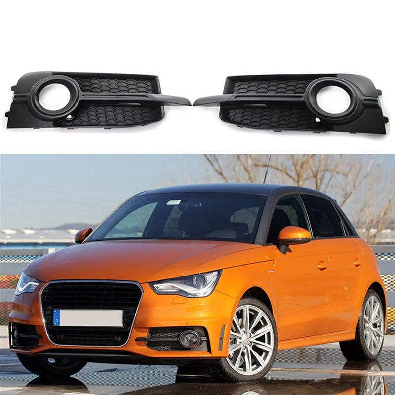 

ABOK-Car Fog Lamp Bezel Fog Lamp Grille Bezel Fog Lamp Cover 8X0807682B 8X0807681B Foraudi A1 8X Sport 2011-2014 ,B
