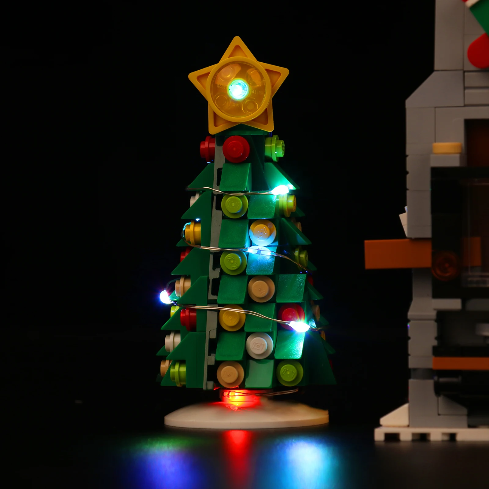 Vonado LED Music Edition Light Kit for 10275 Elf Club House Building Blocks Set (NOT Include the Model) Christmas Gift
