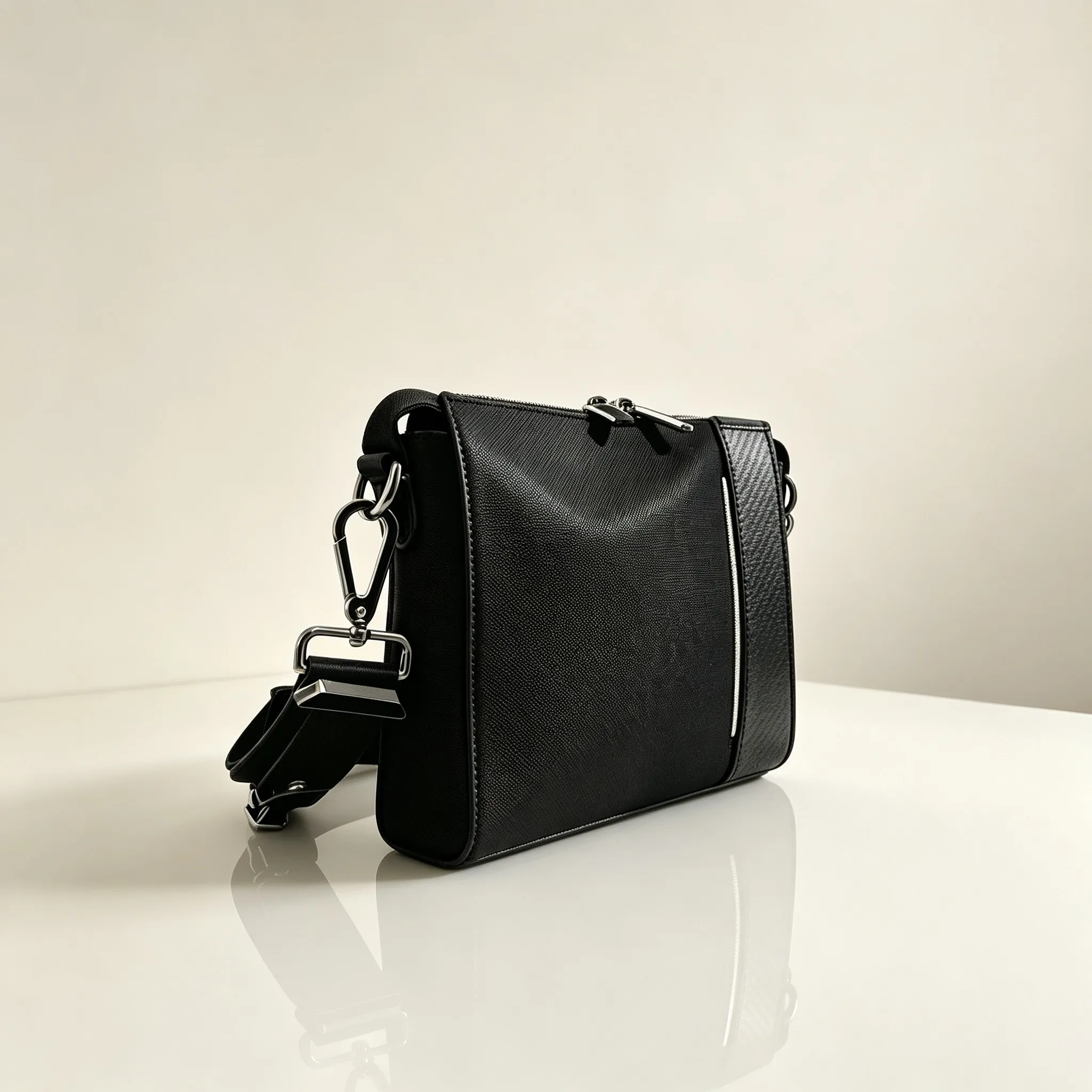 Men's Daily Commute Business Casual Crossbody Bag, Hand Carry Bag, Fashion Single Shoulder Bag