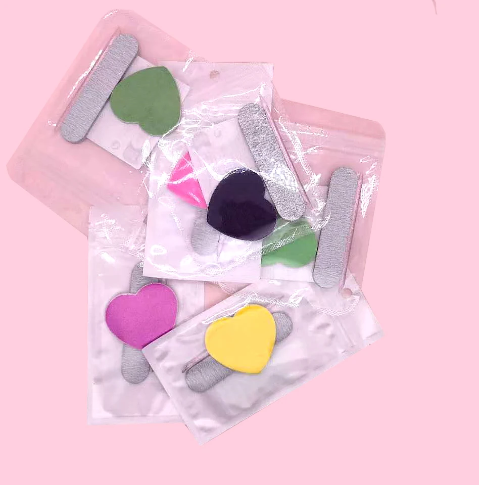 

20 наборов одноразовых маникюрных инструментов: цветные мини-пилочки, буферные блоки, двусторонние палочки для кутикулы для салонов и домашнего использования, в индивидуальной упаковке