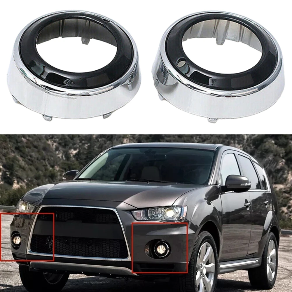 

1 Pair Fog Lamp Bezel Cover 8321A289 Replacement Parts For Mitsubishi Outlander 2010-2012 According To The Factory Specification