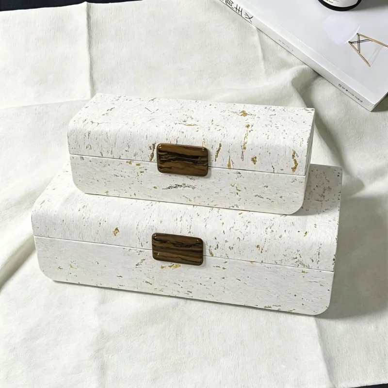 Leather Jewelry Box Bracelet Earrings Necklace Storage Boxes Women Minimalist Portable Jewellery Case Organizer Ring Supplies