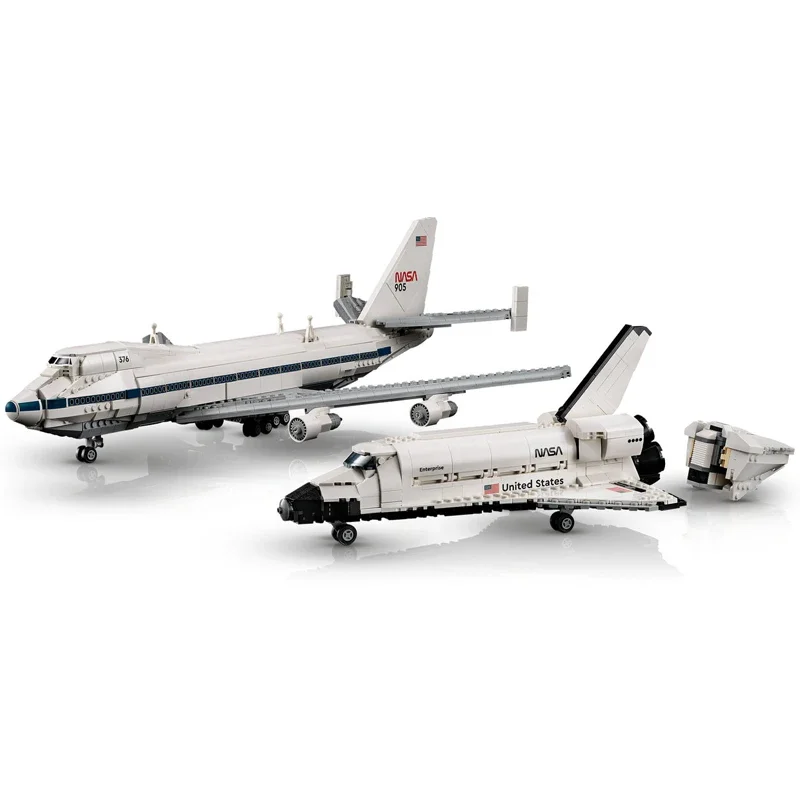 

Новый переносной самолет, строительные блоки, космический самолет, кирпичи, сделай сам, сборная модель, развивающая игрушка для взрослых, детей, подарки