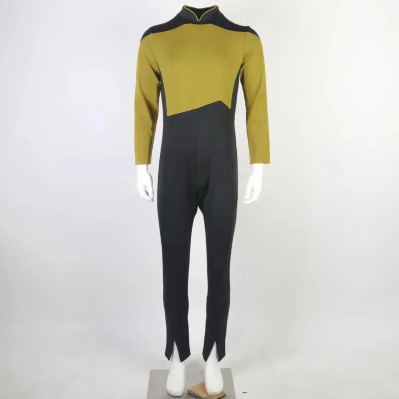 ST Tuta Star The Next Generation Badge rek Costume Cosplay Rosso Blu Giallo Costumi Zentai per adulti di Halloween